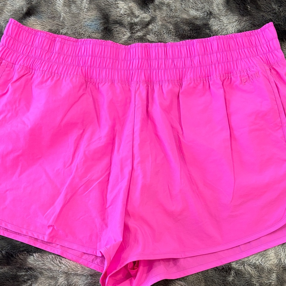 VS PINK Bright Pink Women's Athletic Shorts
